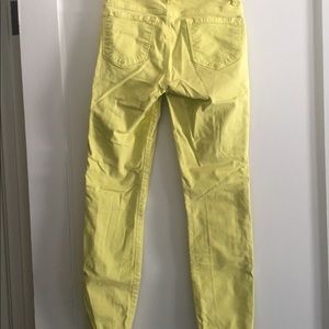 JBrand soft barely worn jeans muted neon color